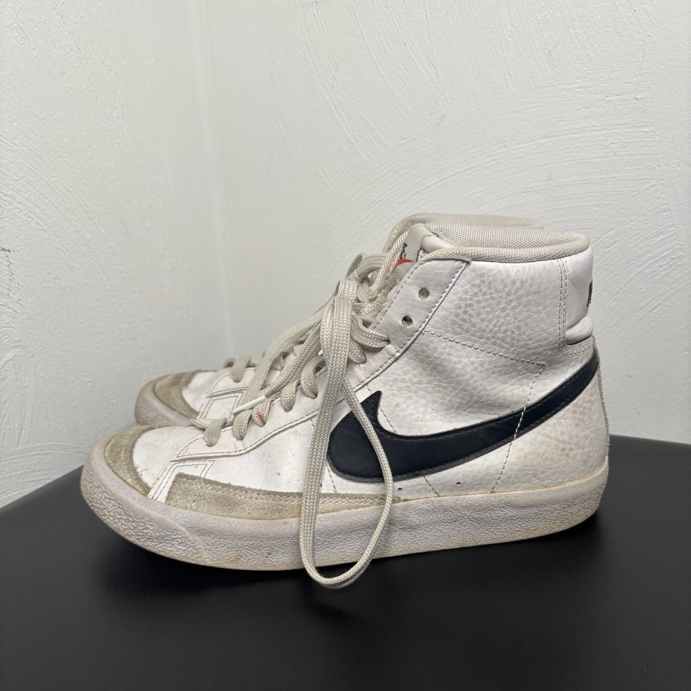 Nike Blazer Mid '77 Vintage GS White Black Youth 5.5 Women's 6.5 DA4086-100